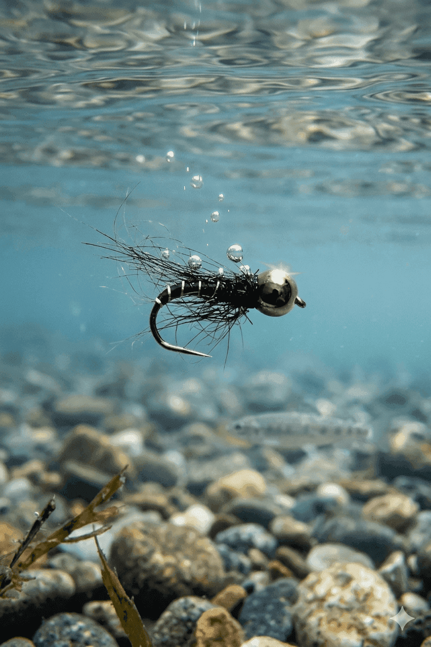 Black Beadhead Midge Nymph