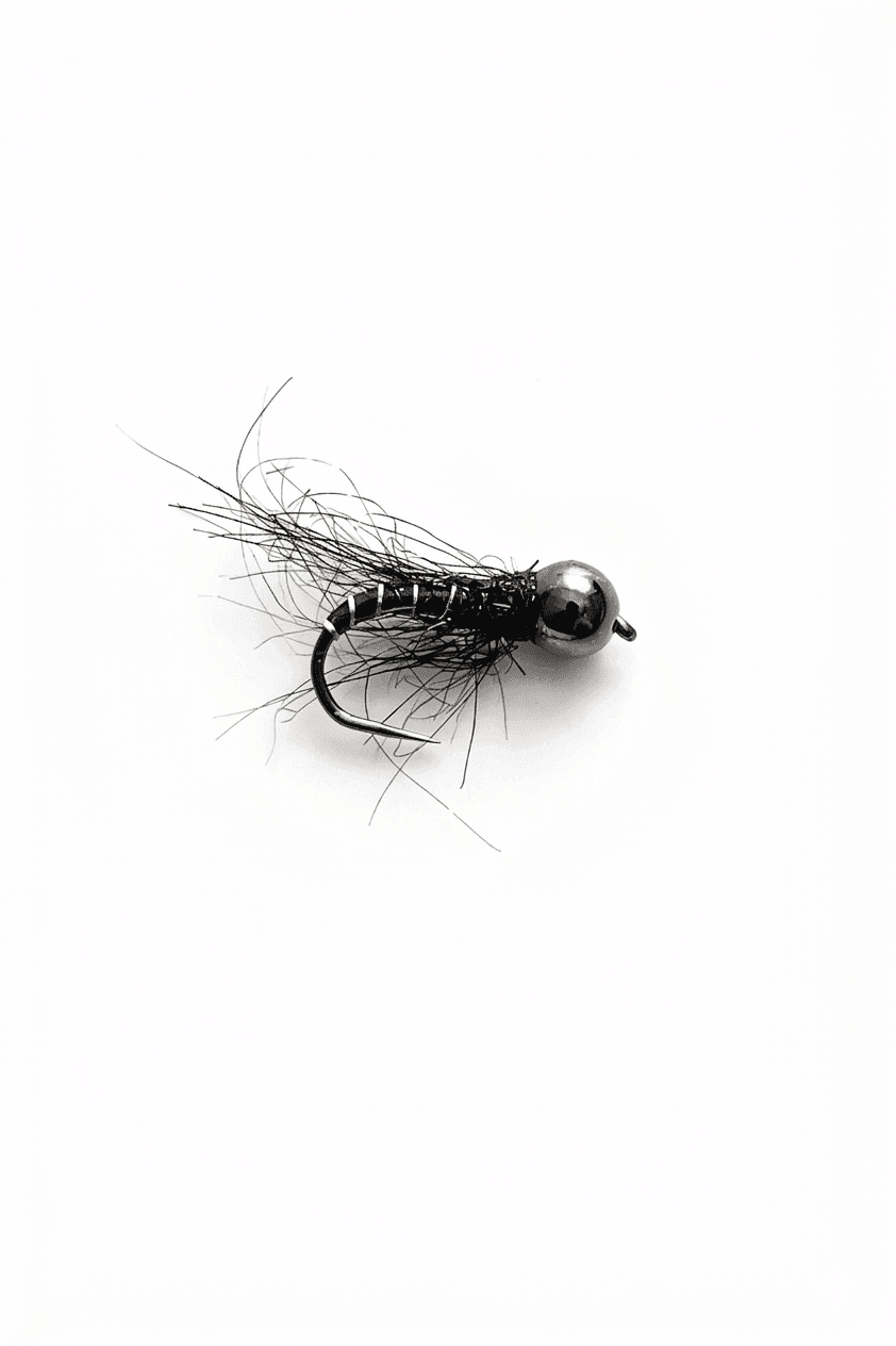 Black Beadhead Midge Nymph
